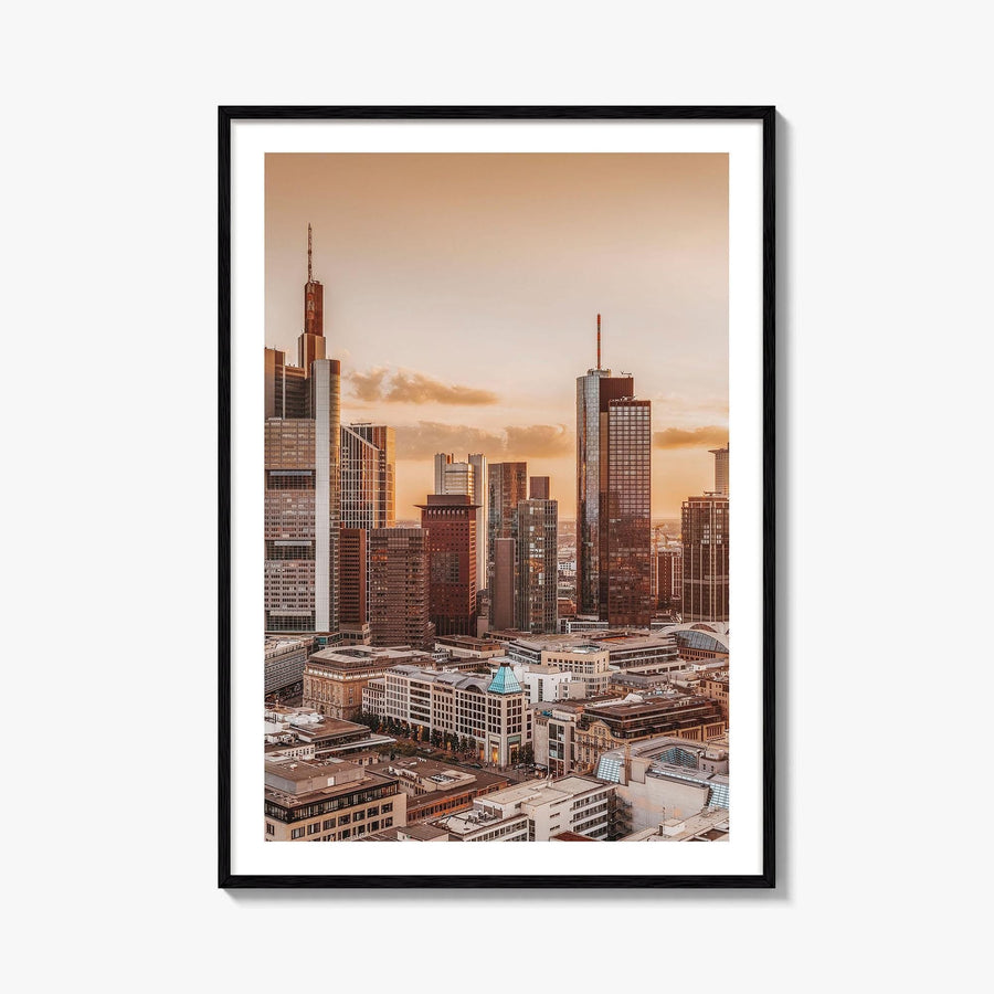 Frankfurt am Main Skyline Fine Art Photo Print, Germany Wall Decor Poster, Hesse