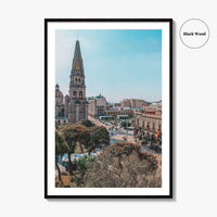 Guadalajara Fine Art Photo Print, Cathedral, Municipal Palace, Historic Center, Jalisco, Mexico, Poster