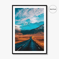 Iceland Fine Art Photo Print, Ring Road Route 1 Mountains, Icelandic Landscape Wall Poster