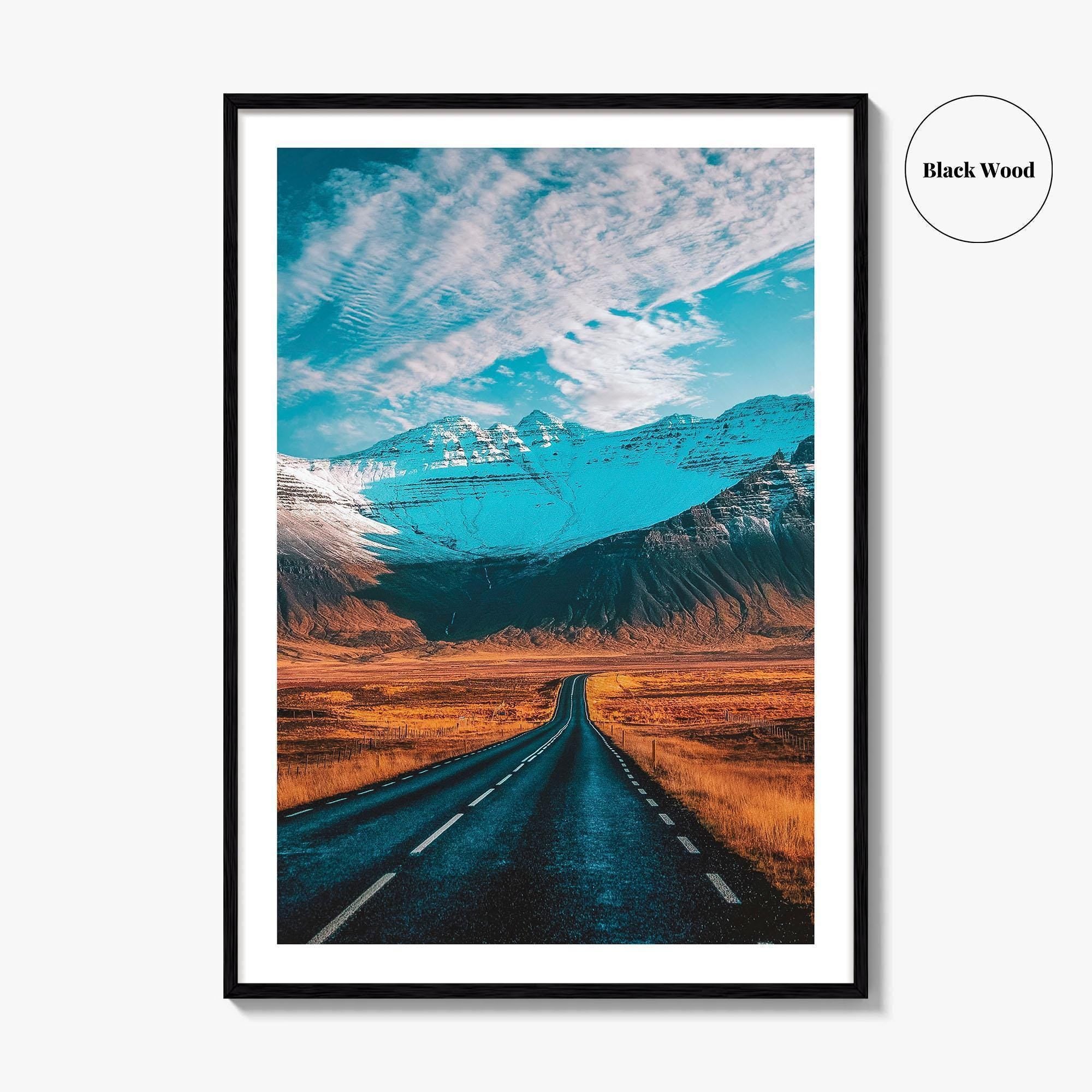 Iceland Fine Art Photo Print, Ring Road Route 1 Mountains, Icelandic Landscape Wall Poster