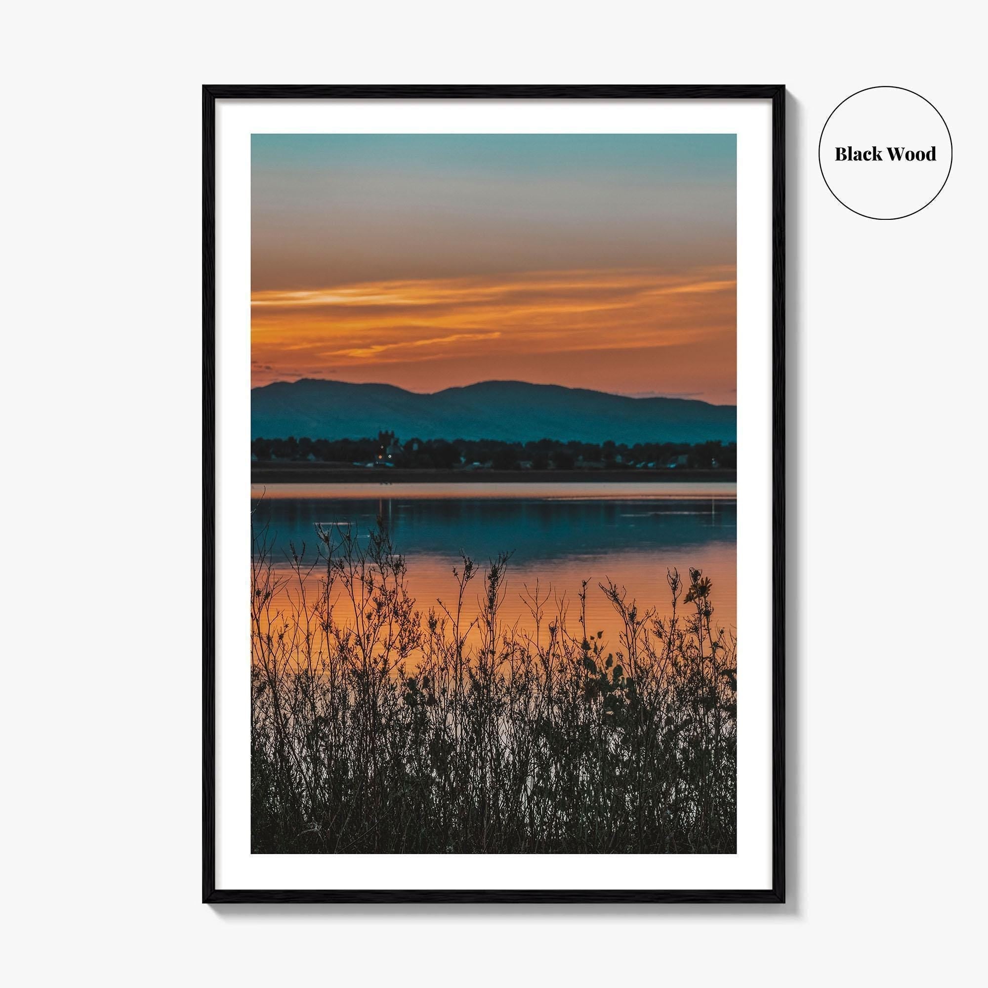 Fort Collins Fine Art Photo Print, Colorado, Rocky Mountains Front Range Lake, Wall Poster