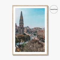 Guadalajara Fine Art Photo Print, Cathedral, Municipal Palace, Historic Center, Jalisco, Mexico, Poster