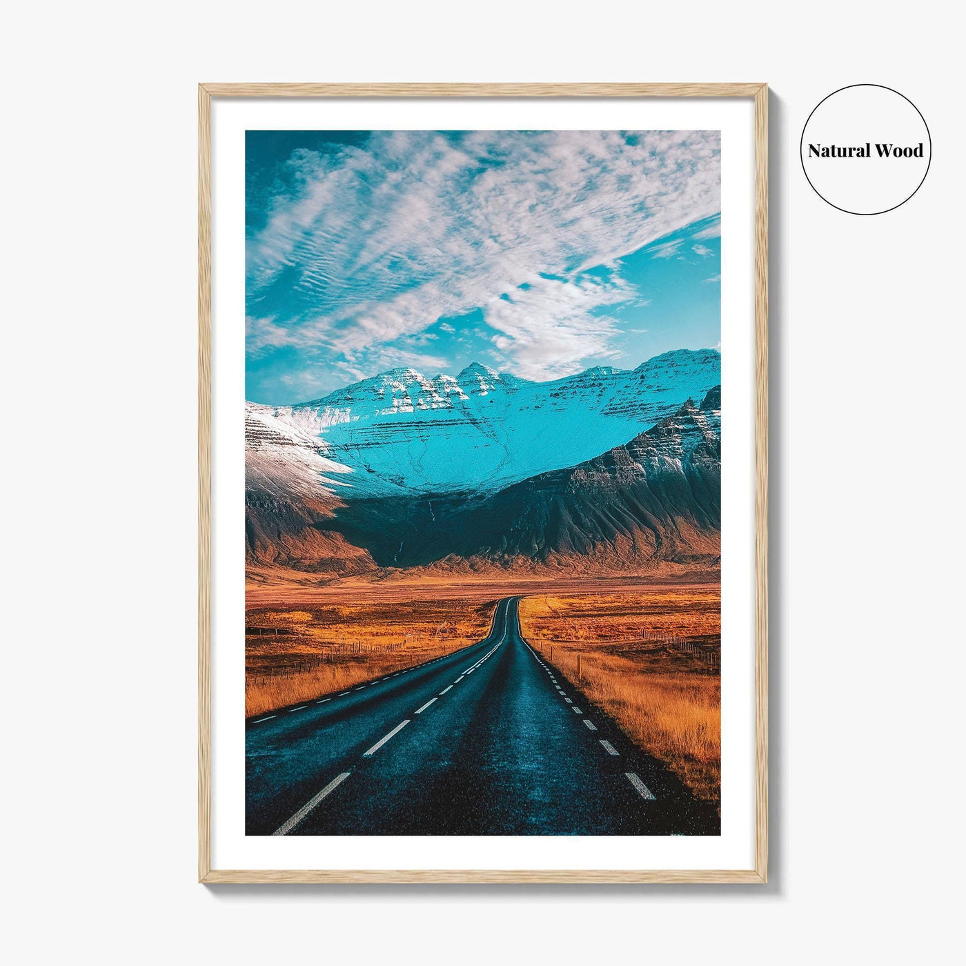 Iceland Fine Art Photo Print, Ring Road Route 1 Mountains, Icelandic Landscape Wall Poster