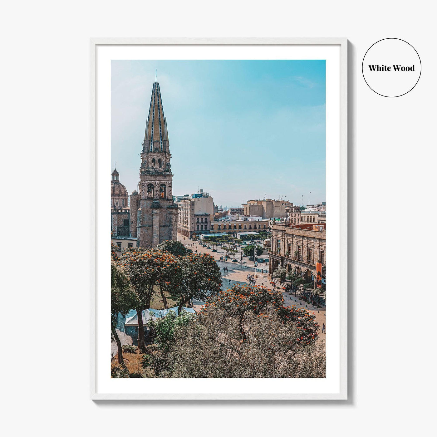 Guadalajara Fine Art Photo Print, Cathedral, Municipal Palace, Historic Center, Jalisco, Mexico, Poster