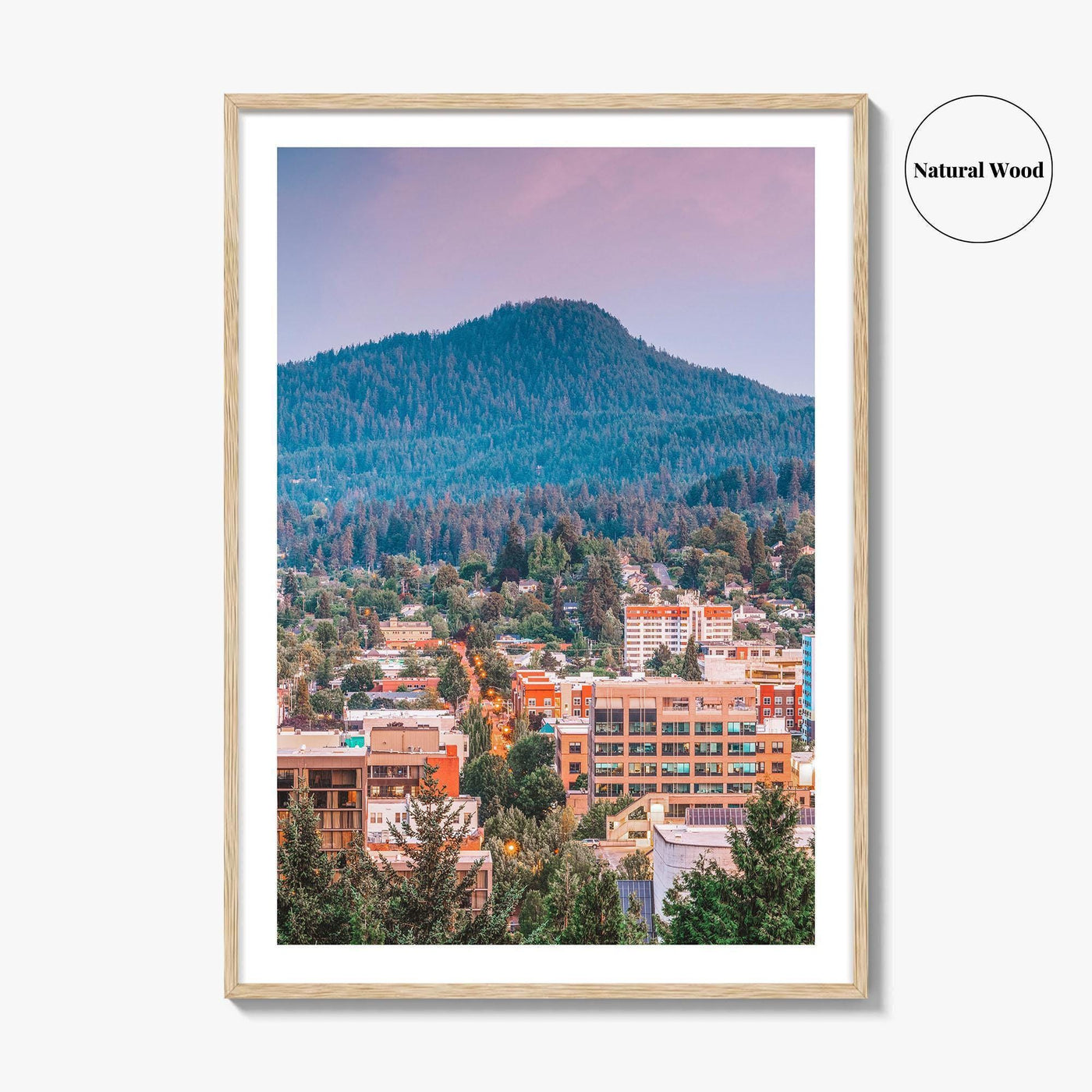 Eugene Fine Art Photo Print, Oregon USA Wall Decor Poster, Downtown