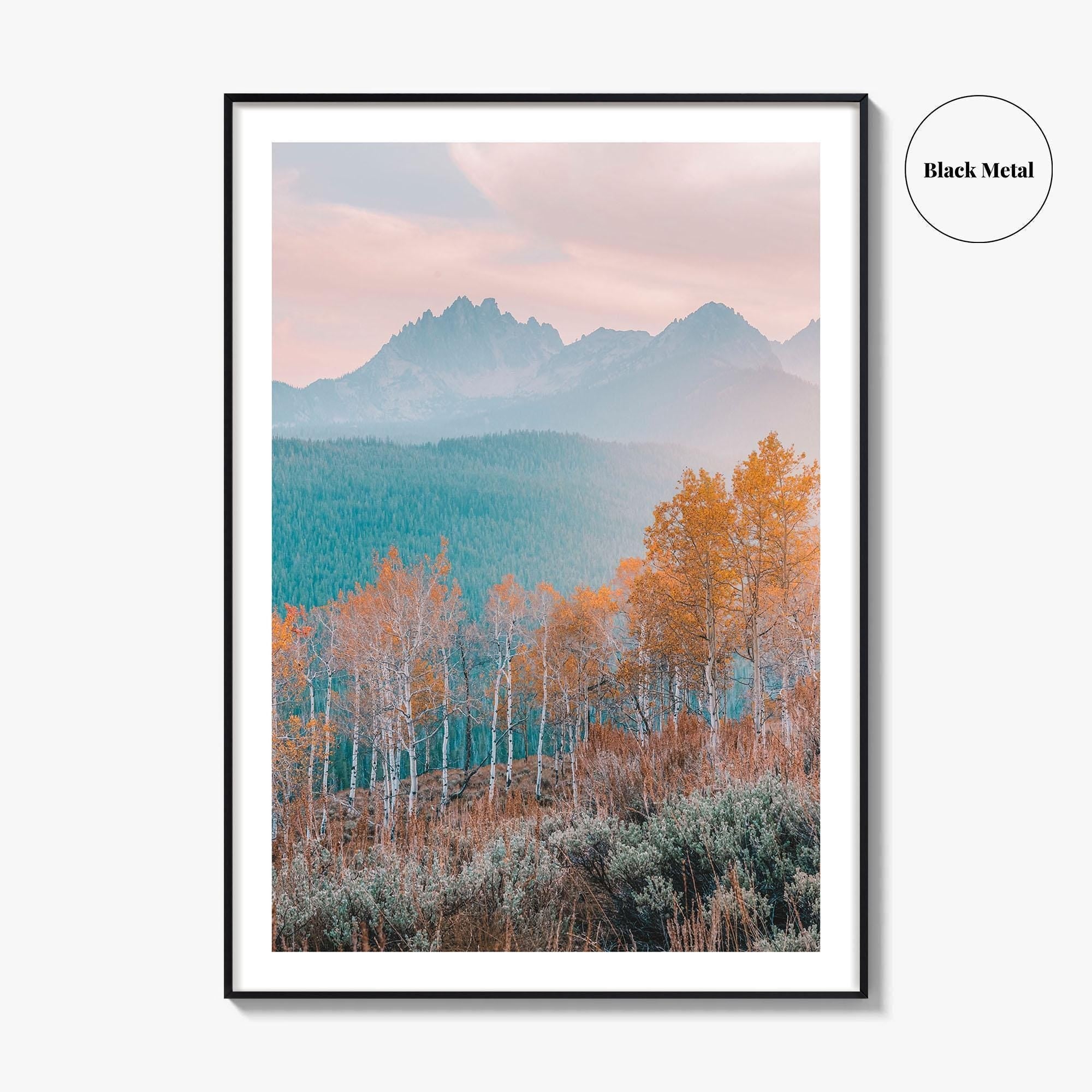 Idaho Fine Art Photo Print, Sawtooth Mountains, Stanley, USA, Wall Art Poster, Landscape