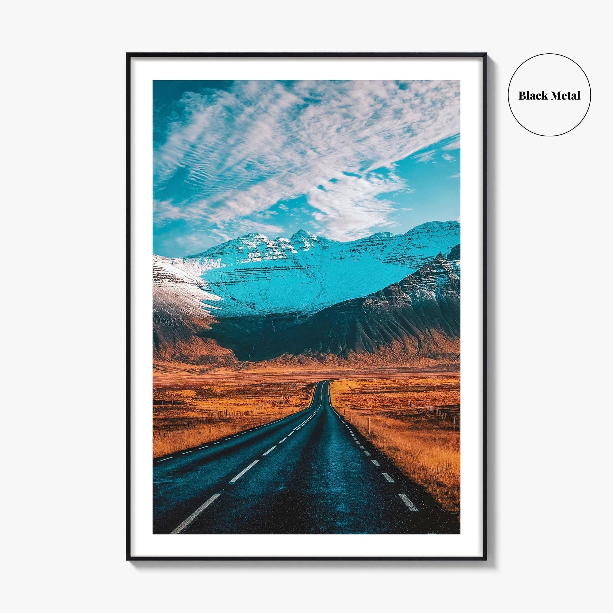 Iceland Fine Art Photo Print, Ring Road Route 1 Mountains, Icelandic Landscape Wall Poster