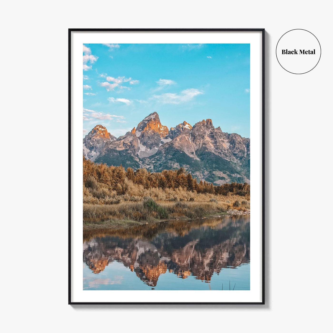 Jackson Hole Fine Art Photo Print, Grand Teton, Schwabacher's Landing, Wyoming Wall Decor