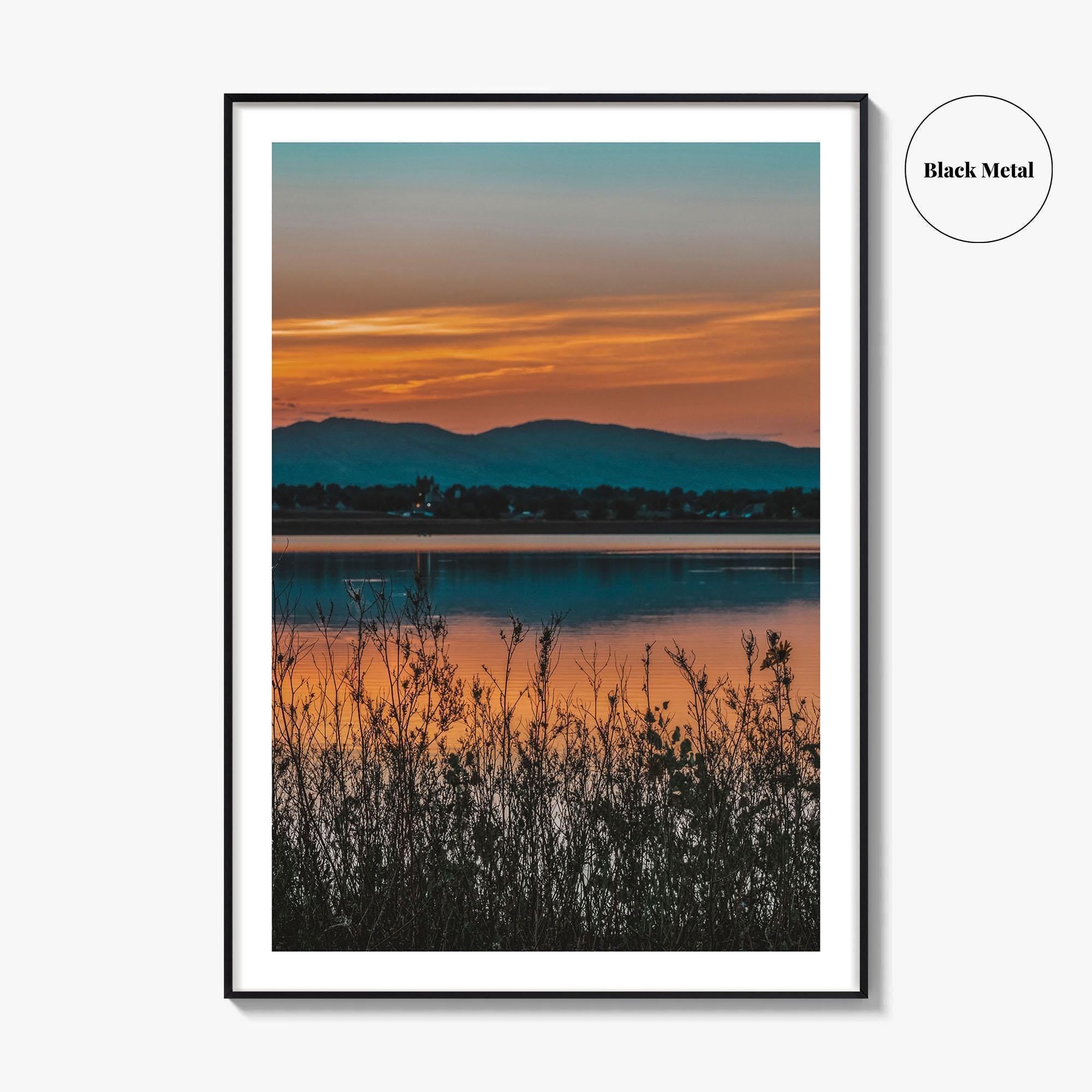 Fort Collins Fine Art Photo Print, Colorado, Rocky Mountains Front Range Lake, Wall Poster