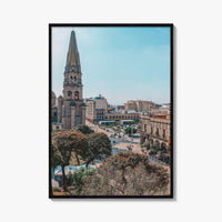 Guadalajara Fine Art Photo Print, Cathedral, Municipal Palace, Historic Center, Jalisco, Mexico, Poster
