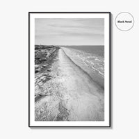 Jekyll Island Black and White Fine Art Photo Print, Georgia Coastal Poster