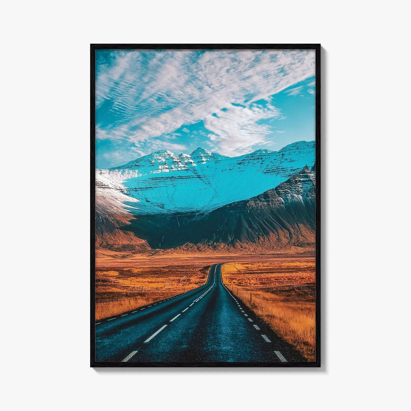 Iceland Fine Art Photo Print, Ring Road Route 1 Mountains, Icelandic Landscape Wall Poster