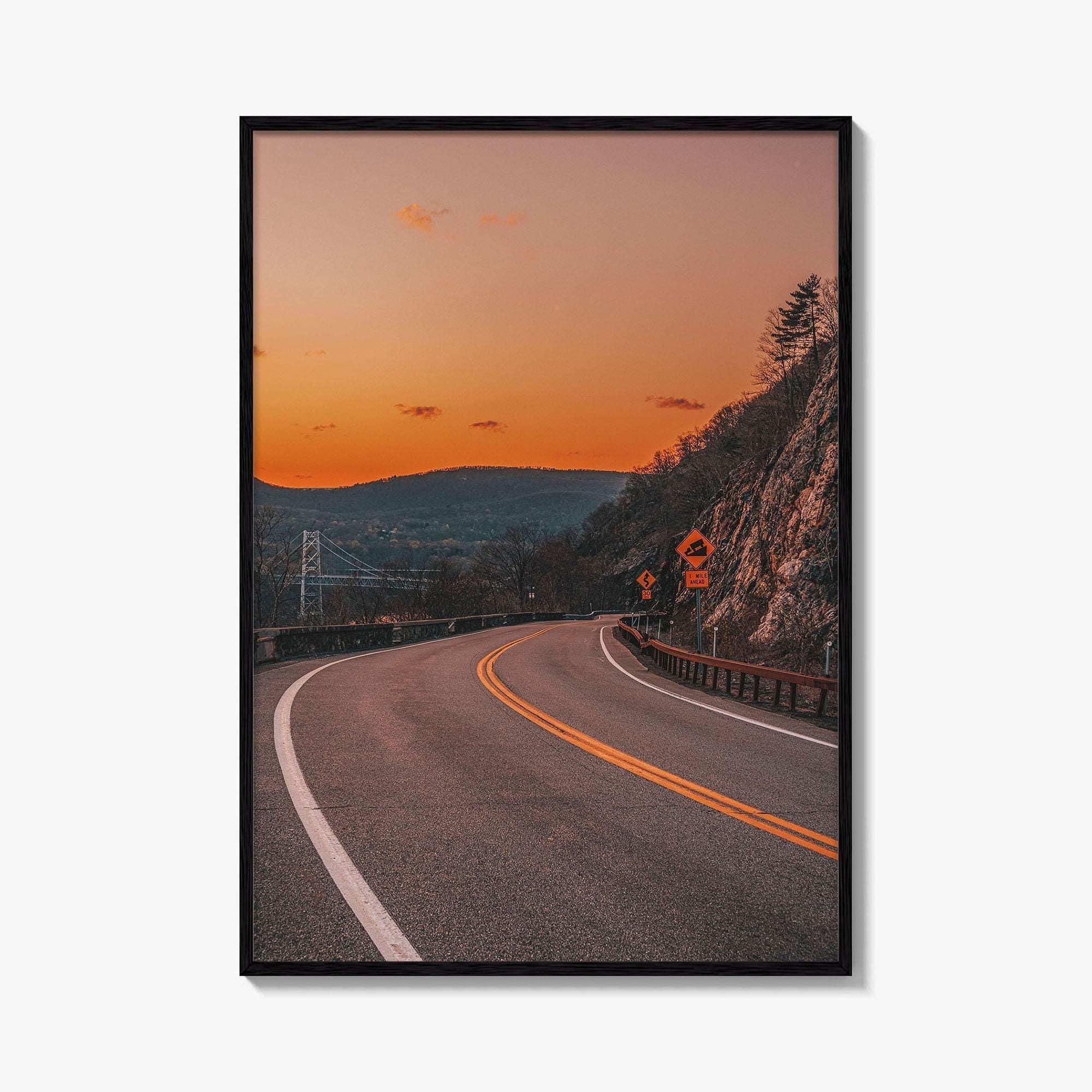Bear Mountain Bridge Fine Art Photo Print, Peekskill New York Poster, Hudson Valley