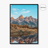 Jackson Hole Fine Art Photo Print, Grand Teton, Schwabacher's Landing, Wyoming Wall Decor