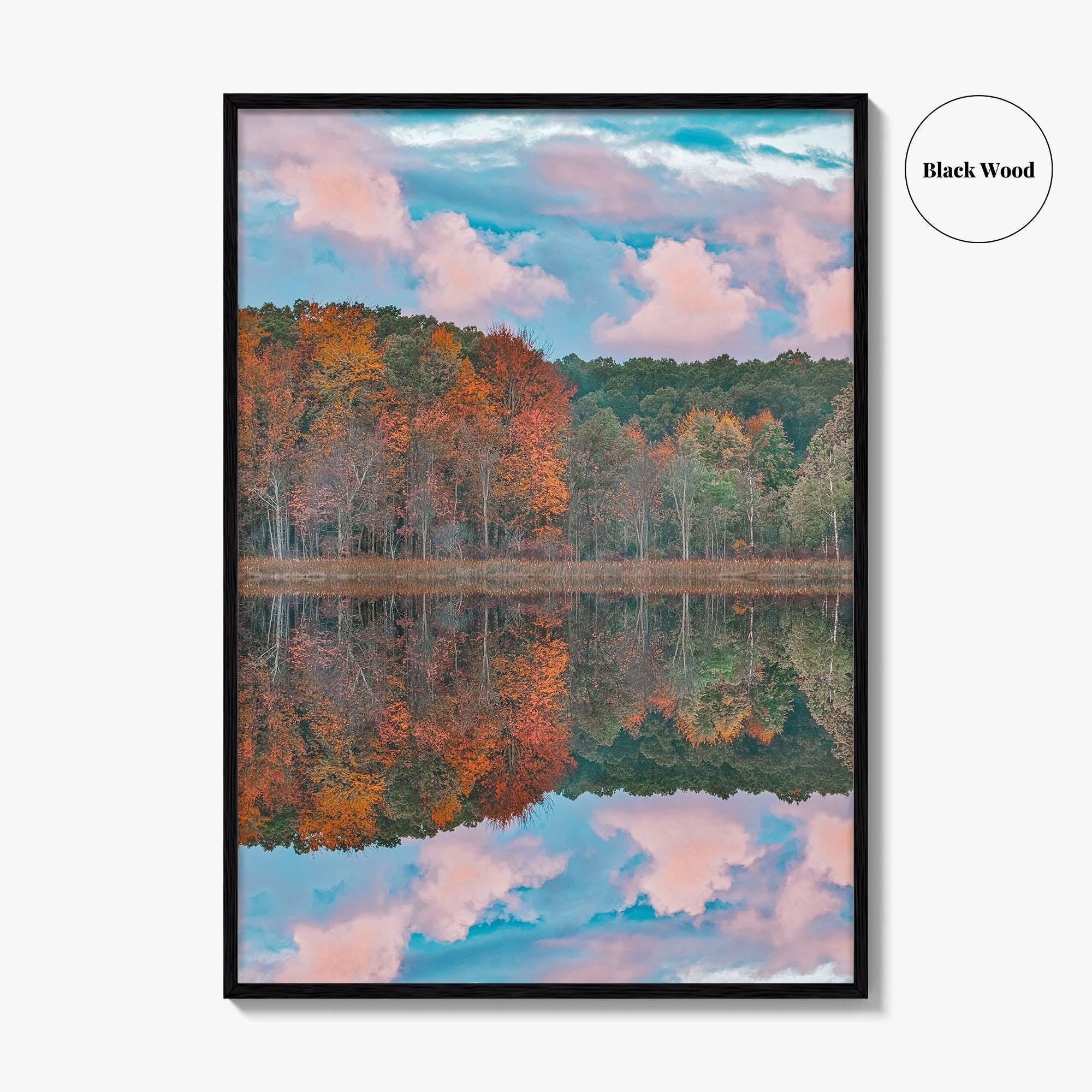 Deep Lake Fine Art Photo Print, Yankee Springs State Park, Michigan, Landscape Poster