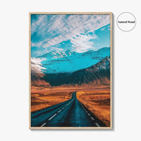 Iceland Fine Art Photo Print, Ring Road Route 1 Mountains, Icelandic Landscape Wall Poster