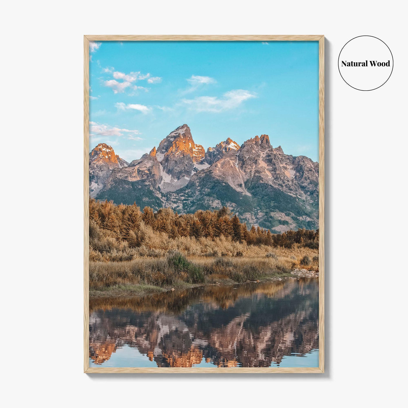 Jackson Hole Fine Art Photo Print, Grand Teton, Schwabacher's Landing, Wyoming Wall Decor