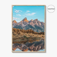 Jackson Hole Fine Art Photo Print, Grand Teton, Schwabacher's Landing, Wyoming Wall Decor