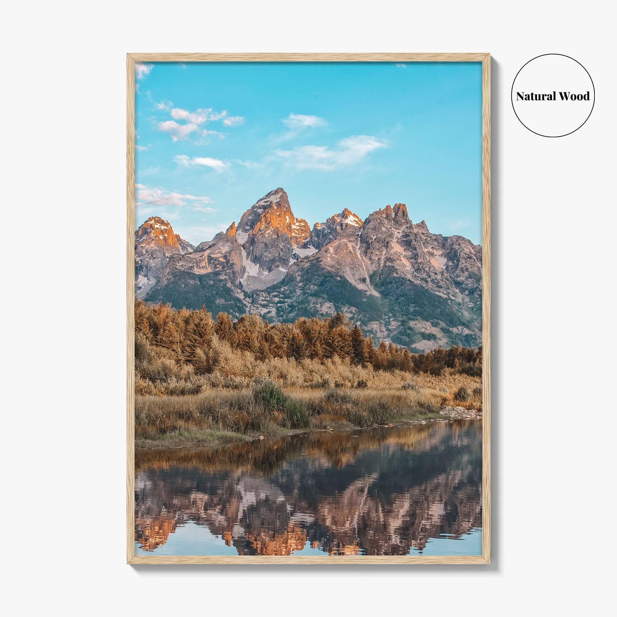 Jackson Hole Fine Art Photo Print, Grand Teton, Schwabacher's Landing, Wyoming Wall Decor