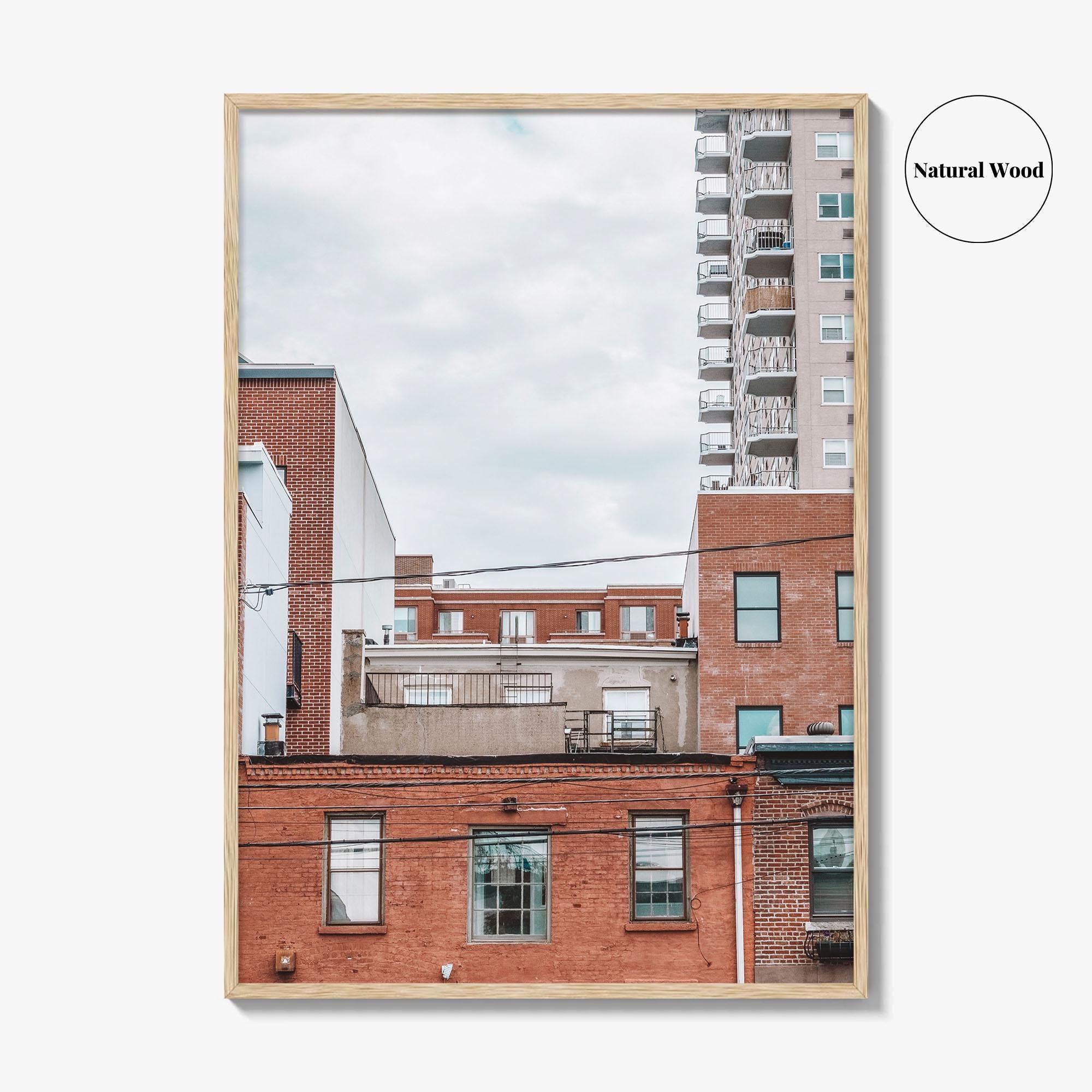 Hoboken Skyline Fine Art Photo Print, Wall Art, New Jersey USA Poster