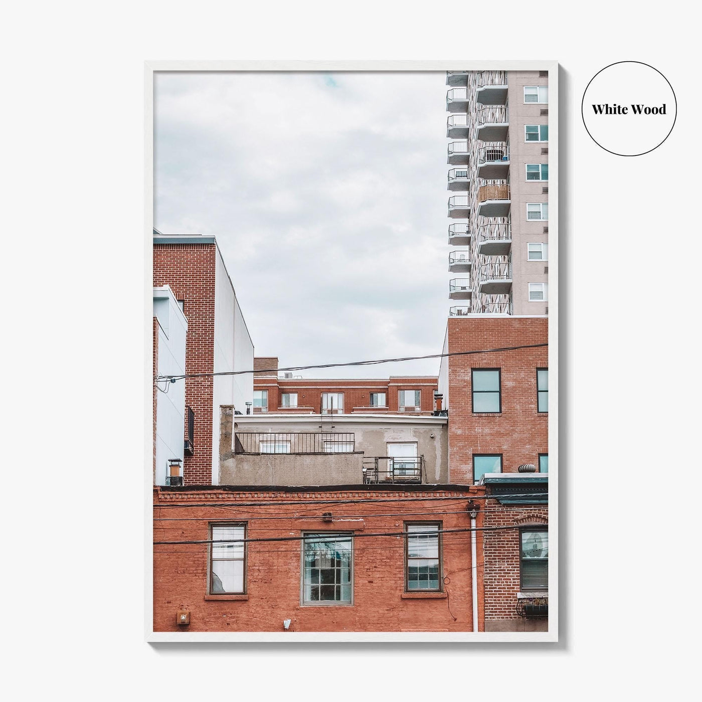 Hoboken Skyline Fine Art Photo Print, Wall Art, New Jersey USA Poster