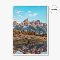 Jackson Hole Fine Art Photo Print, Grand Teton, Schwabacher's Landing, Wyoming Wall Decor