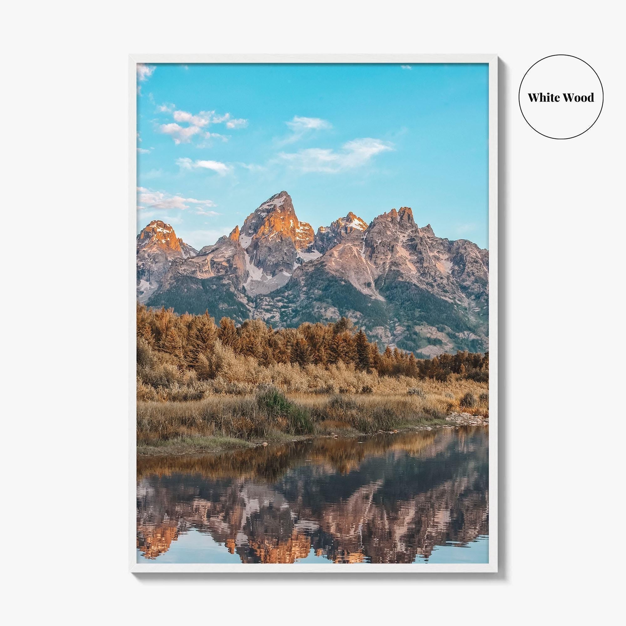 Jackson Hole Fine Art Photo Print, Grand Teton, Schwabacher's Landing, Wyoming Wall Decor