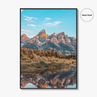Jackson Hole Fine Art Photo Print, Grand Teton, Schwabacher's Landing, Wyoming Wall Decor