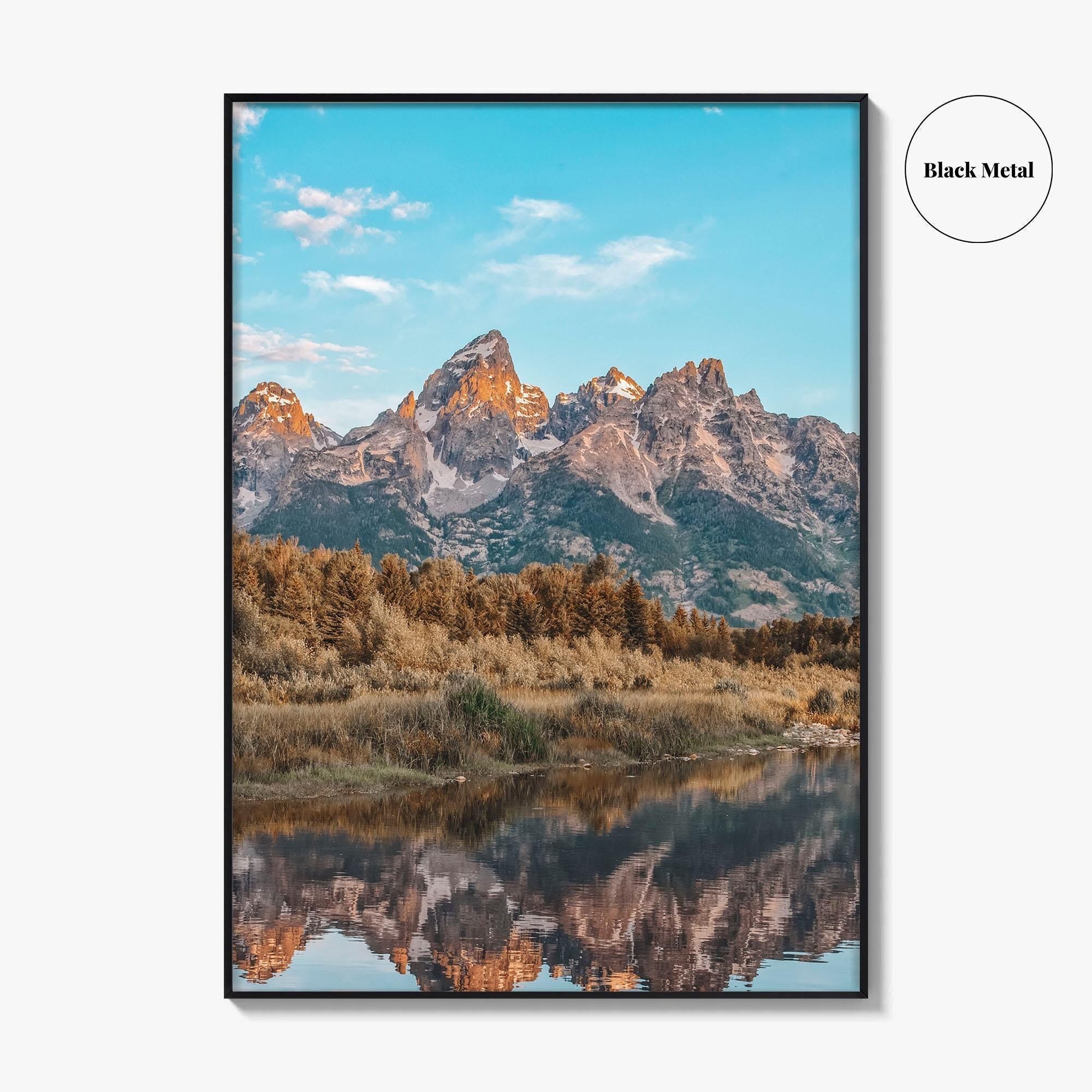 Jackson Hole Fine Art Photo Print, Grand Teton, Schwabacher's Landing, Wyoming Wall Decor
