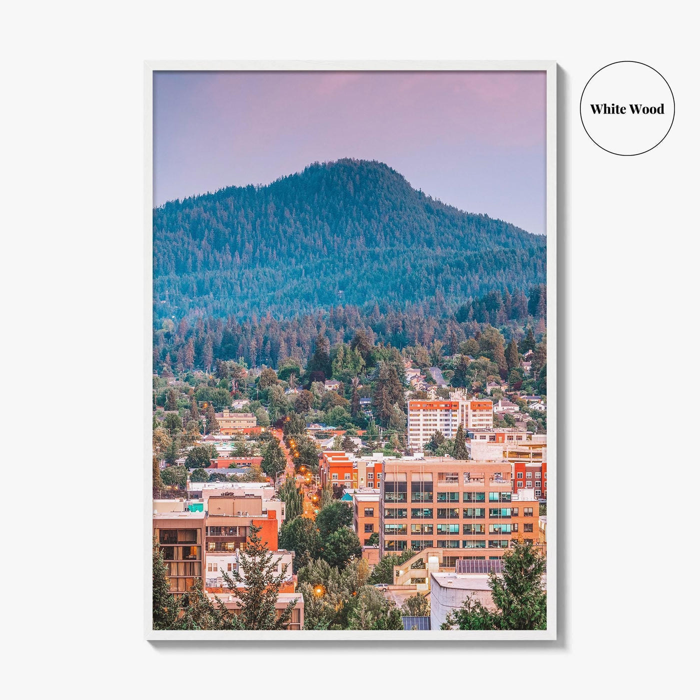 Eugene Fine Art Photo Print, Oregon USA Wall Decor Poster, Downtown