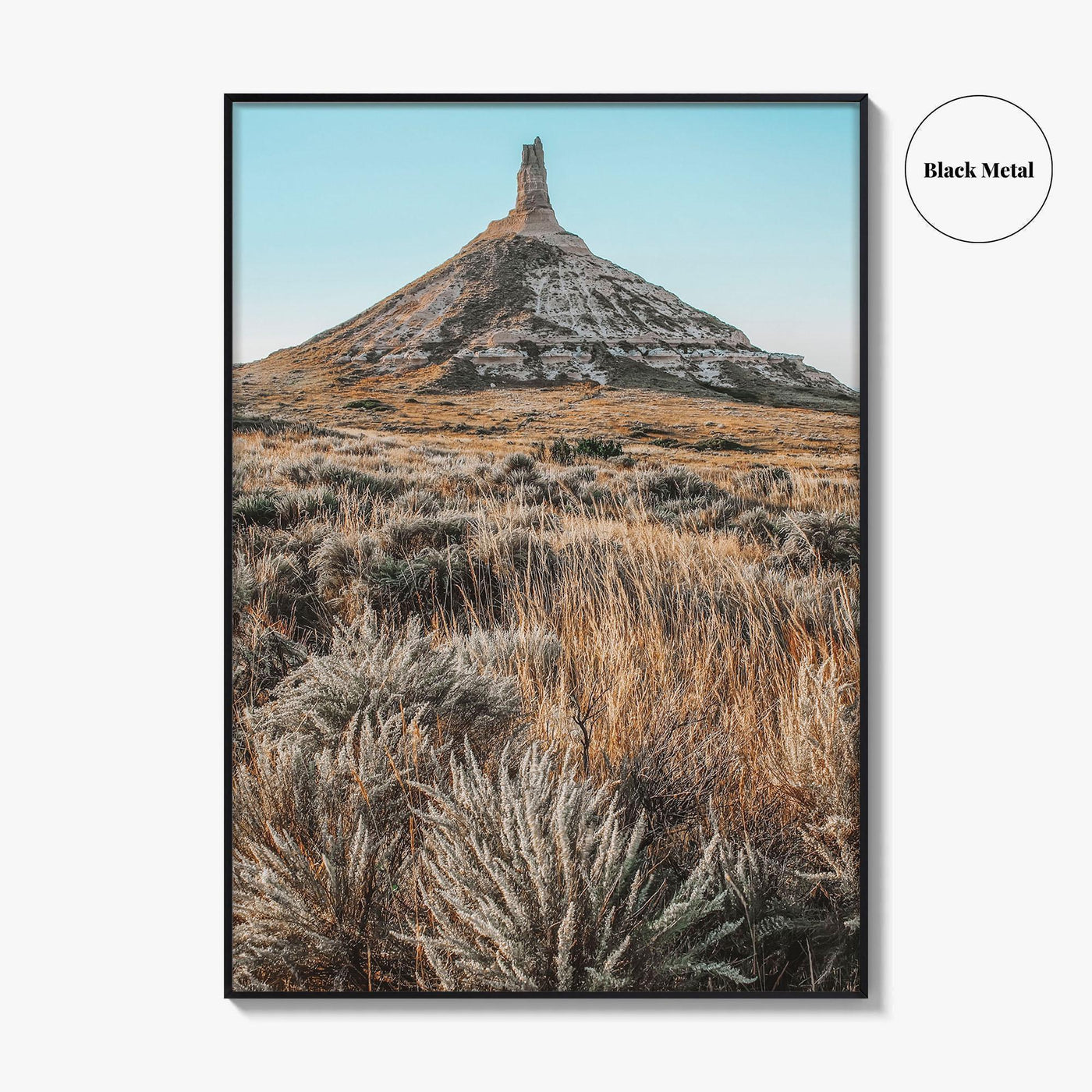 Chimney Rock National Historic Site Fine Art Photo Print, Western Nebraska Poster, USA