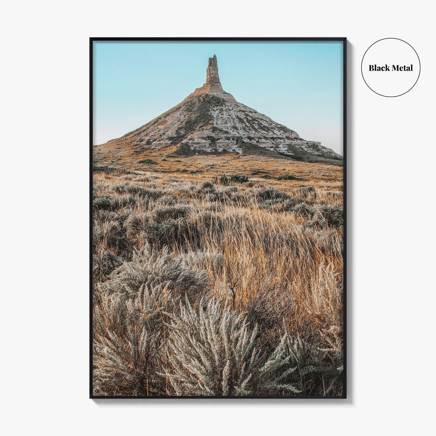 Chimney Rock National Historic Site Fine Art Photo Print, Western Nebraska Poster, USA