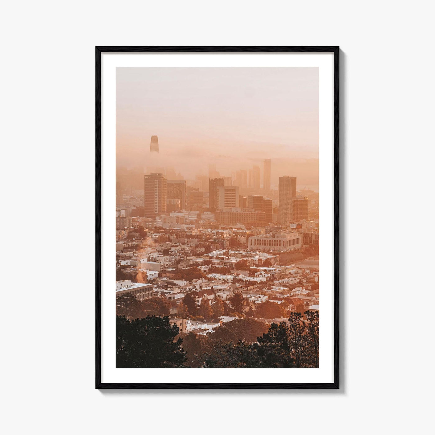 San Francisco Skyline Fine Art Photo Print, Wall Poster, California, USA, Bay Area