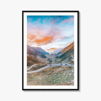 Transfagarasan Highway Fine Art Photo Print, Carpathian Mountains Romania Poster, Fagaras, Europe Wall Decor