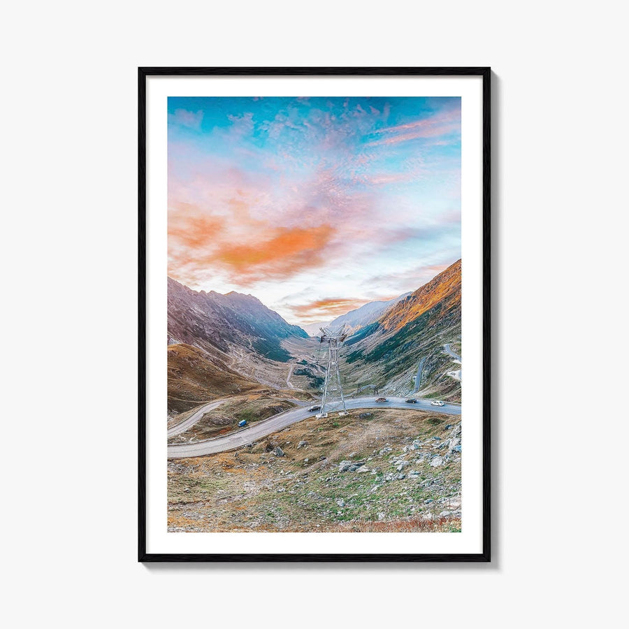 Transfagarasan Highway Fine Art Photo Print, Carpathian Mountains Romania Poster, Fagaras, Europe Wall Decor