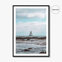 Rancho Palos Verdes Fine Art Photo Print, California Coast, Sailboat, Wall Art, USA