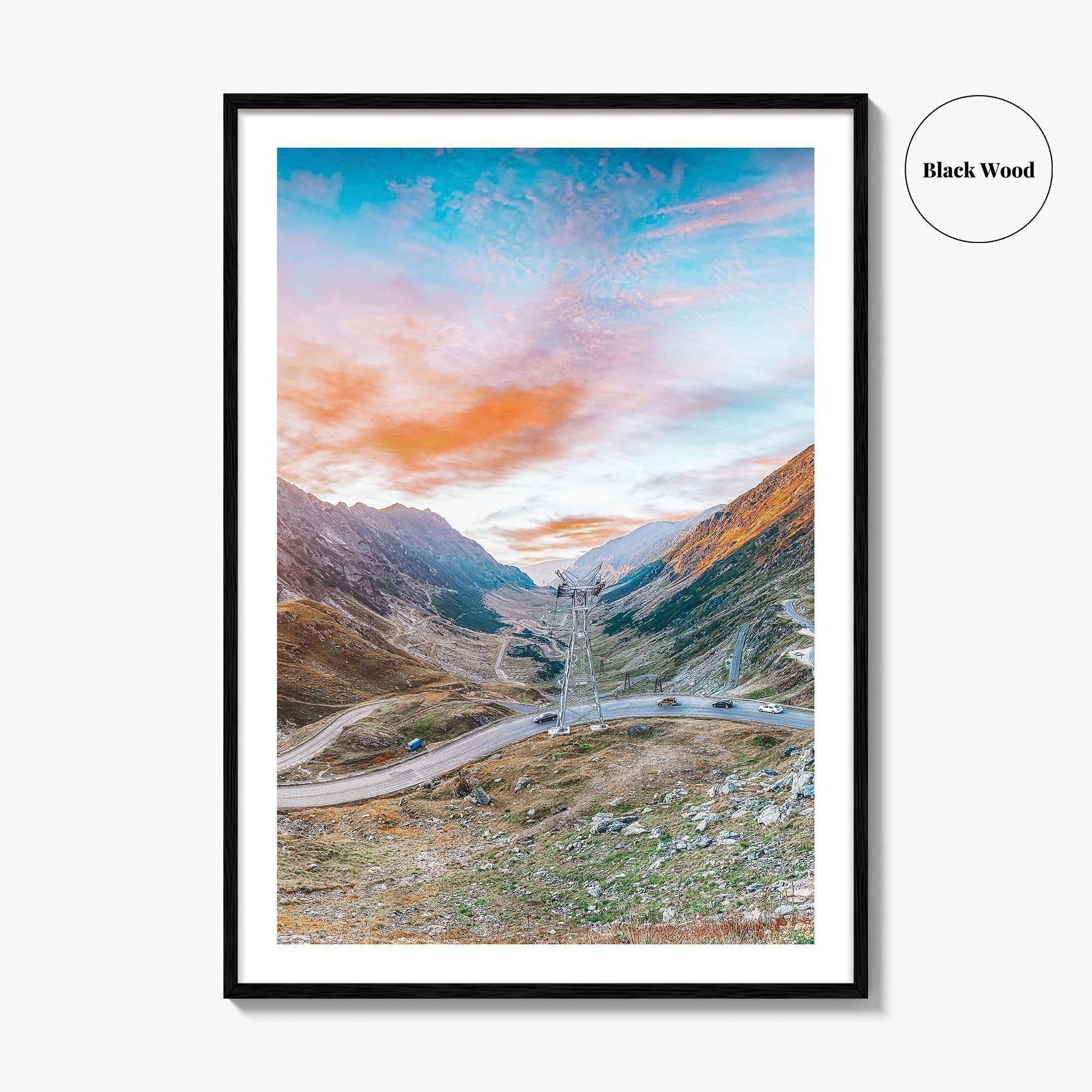 Transfagarasan Highway Fine Art Photo Print, Carpathian Mountains Romania Poster, Fagaras, Europe Wall Decor