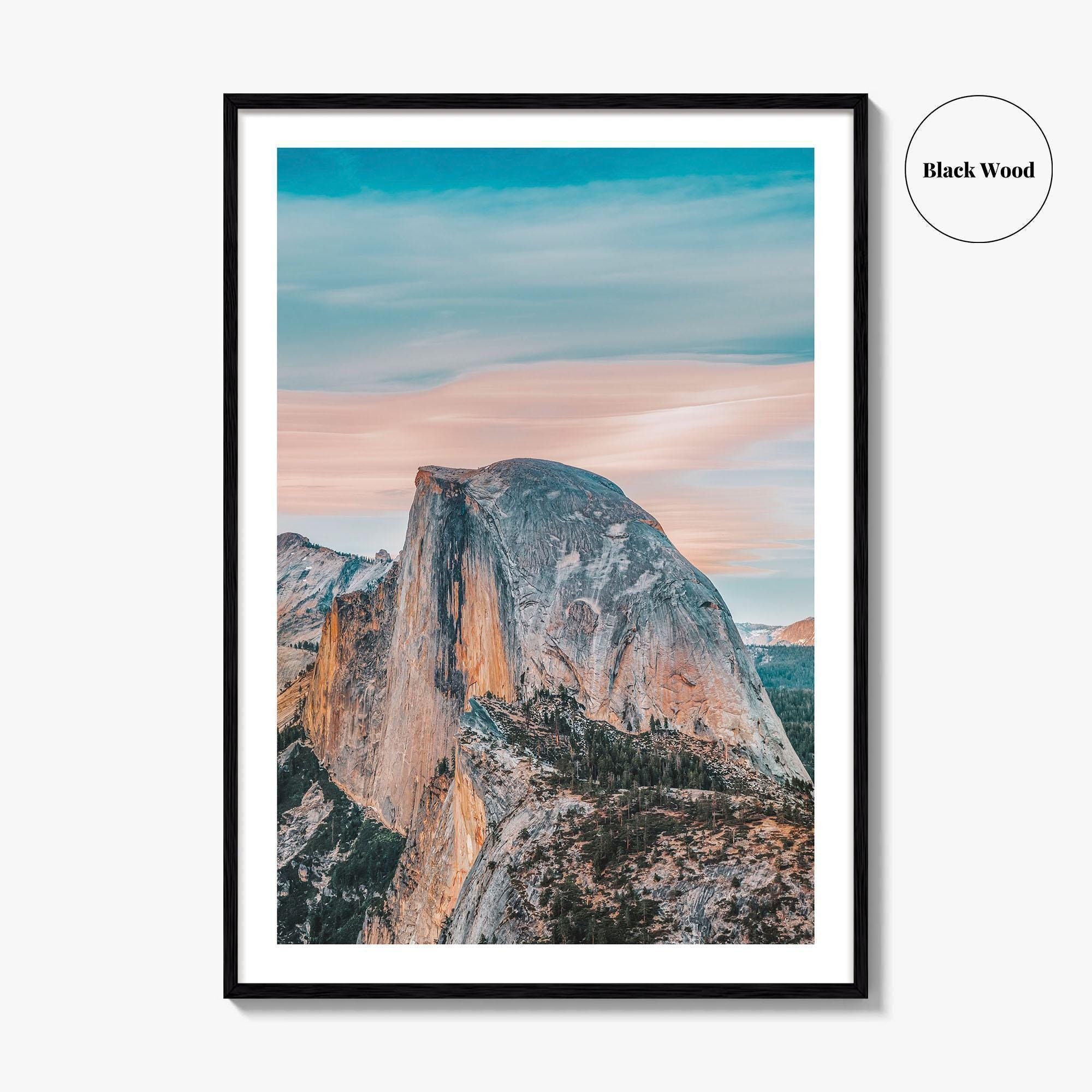 Yosemite Half Dome Fine Art Photo Print, Glacier Point, California USA, Wall Poster
