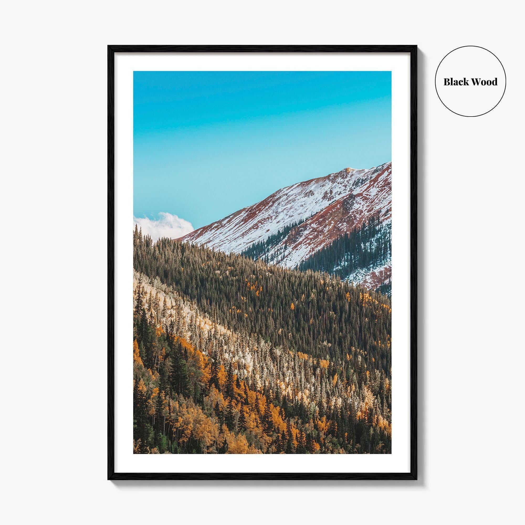 Telluride Fine Art Photo Print, Colorado USA, San Juan Mountains, Photo Poster