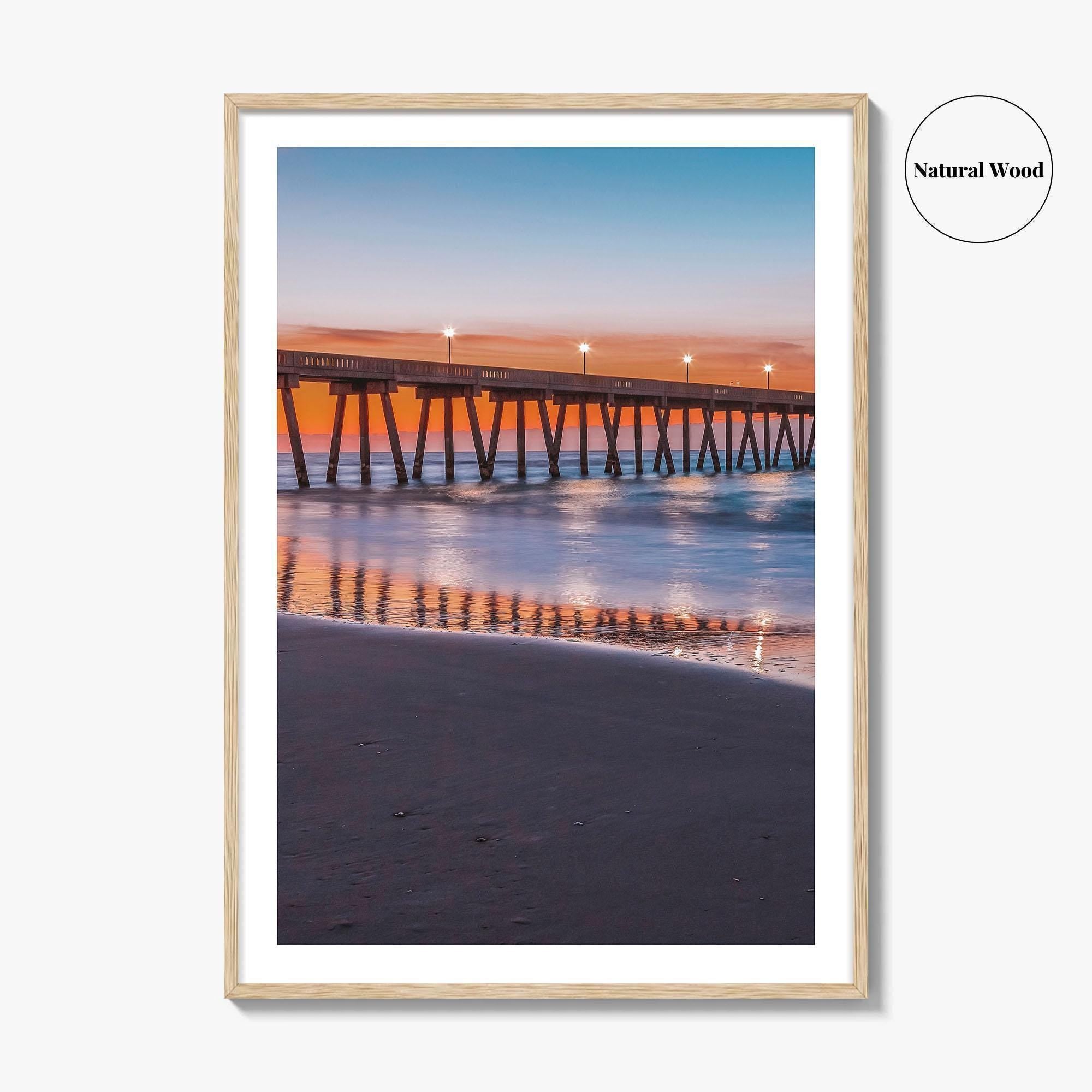 Wrightsville Beach Fine Art Photo Print, Wilmington NC, North Carolina Pier, Wall Decor