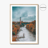 Rochester New York Fine Art Photo Print, Genesee River, Autumn, Wall Poster