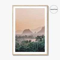 Vang Vieng Laos Fine Art Photo Print, Nam Song River, Hot Air Balloon Poster