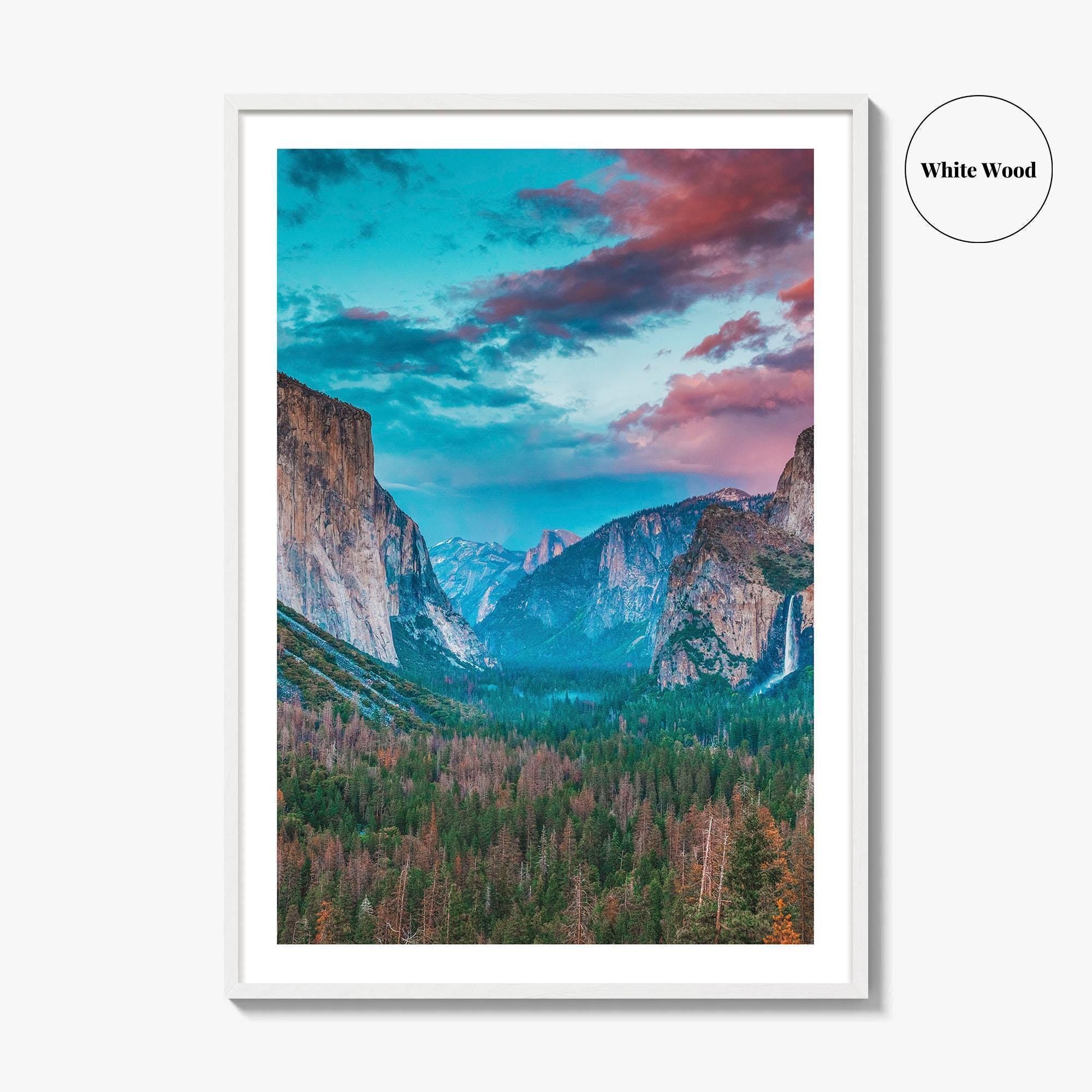 Yosemite National Park Fine Art Photo Print, Tunnel View, Sierra Nevada, California USA Poster
