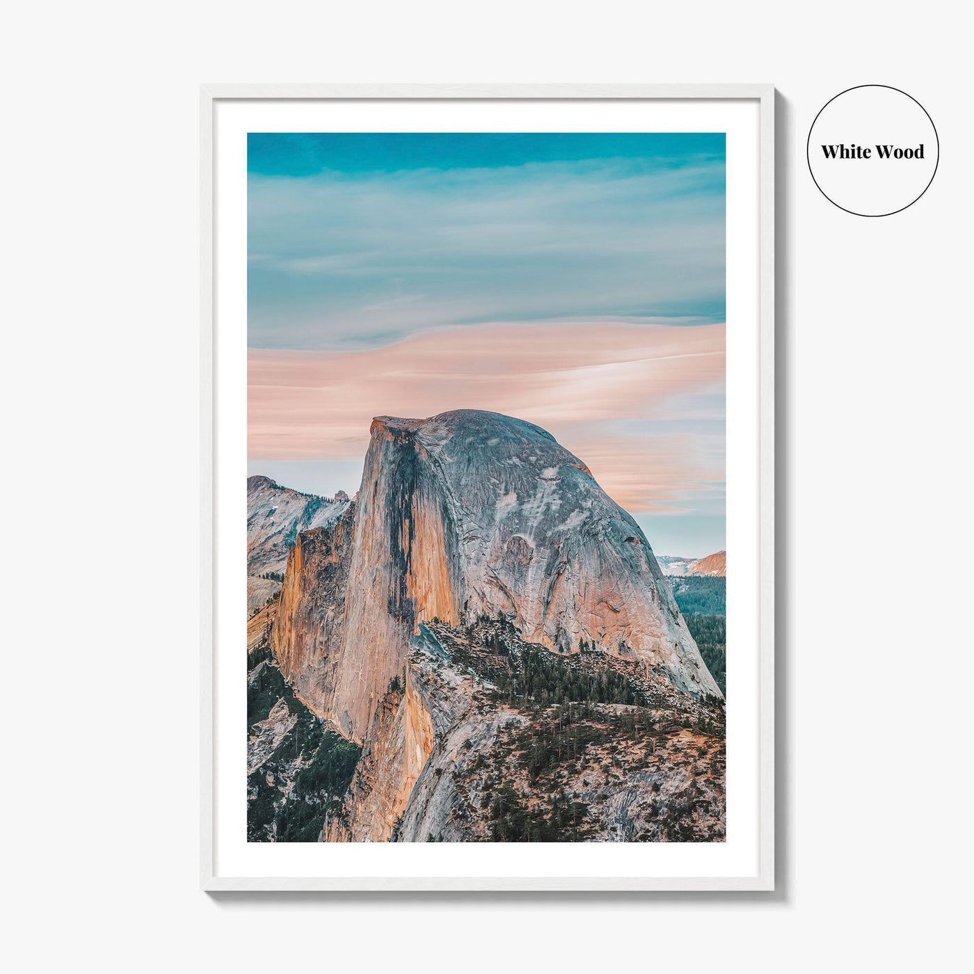 Yosemite Half Dome Fine Art Photo Print, Glacier Point, California USA, Wall Poster
