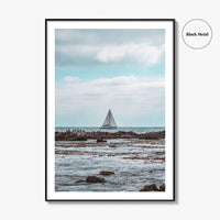 Rancho Palos Verdes Fine Art Photo Print, California Coast, Sailboat, Wall Art, USA