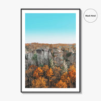 Red River Gorge Kentucky Fine Art Photo Print, Half Moon Rock, USA Poster