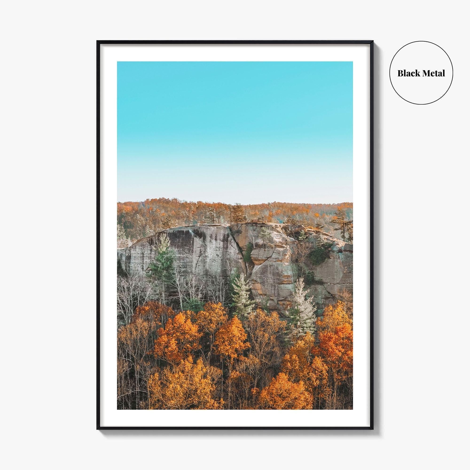 Red River Gorge Kentucky Fine Art Photo Print, Half Moon Rock, USA Poster