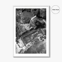 Yamba Black and White Fine Art Photo Print, Ocean Pool NSW Australia, Sydney Poster