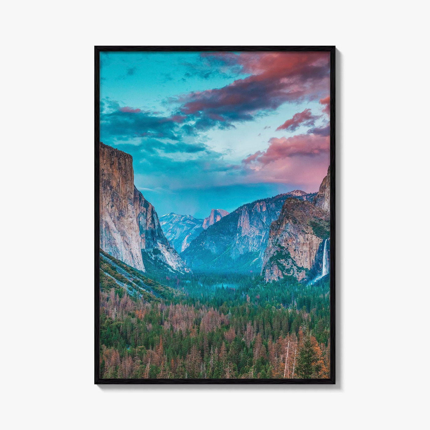 Yosemite National Park Fine Art Photo Print, Tunnel View, Sierra Nevada, California USA Poster