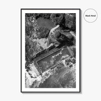 Yamba Black and White Fine Art Photo Print, Ocean Pool NSW Australia, Sydney Poster
